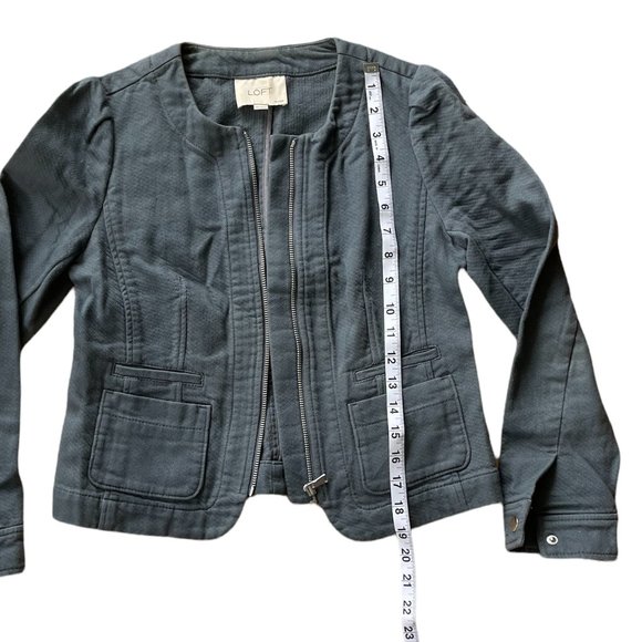 LOFT Blue Blazer Jacket - Picture 6 of 7